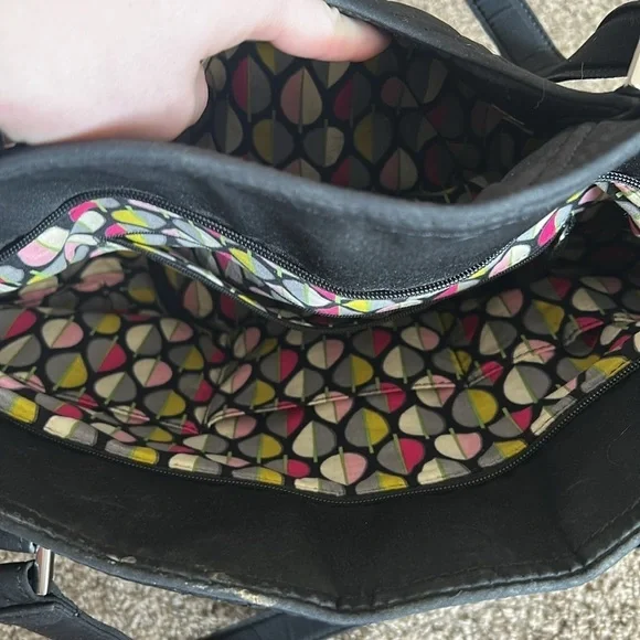 Vera Bradley Black Purse - Picture 7 of 10